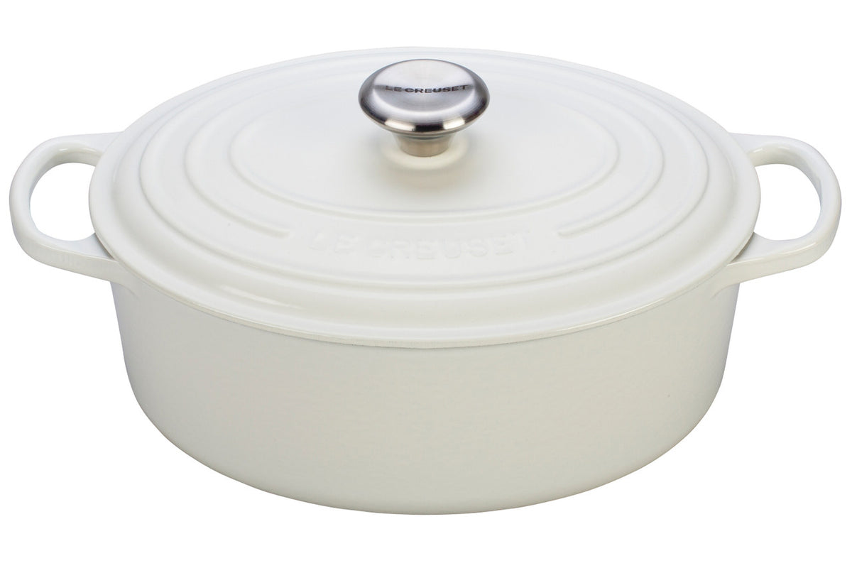 Le Creuset Signature Cast Iron Oval Ovens -White