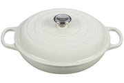 Le Creuset Signature Cast Iron Braisers - White