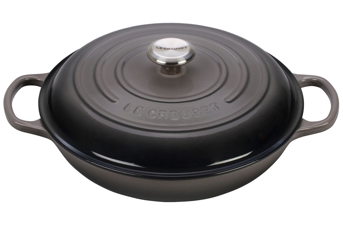 Le Creuset Signature Cast Iron Braisers - Oyster