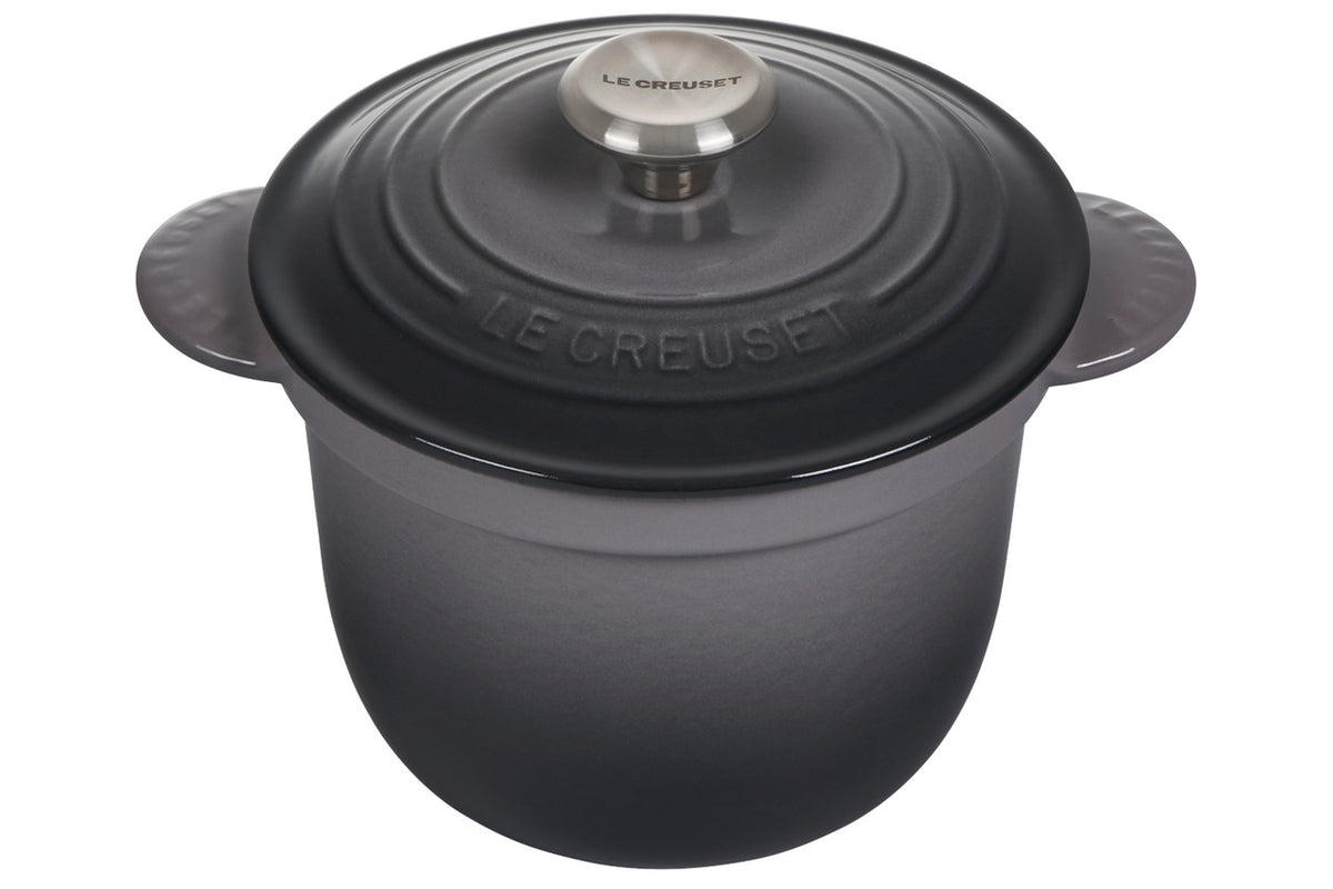 Le Creuset Cast Iron 2.25 qt. Rice Pot & Stoneware Insert - Oyster