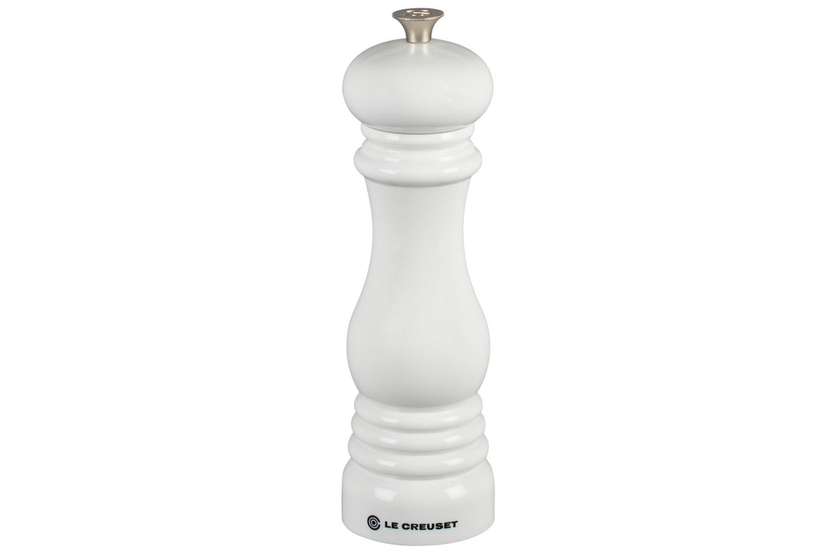 Le Creuset 8 inch Pepper Mill - White
