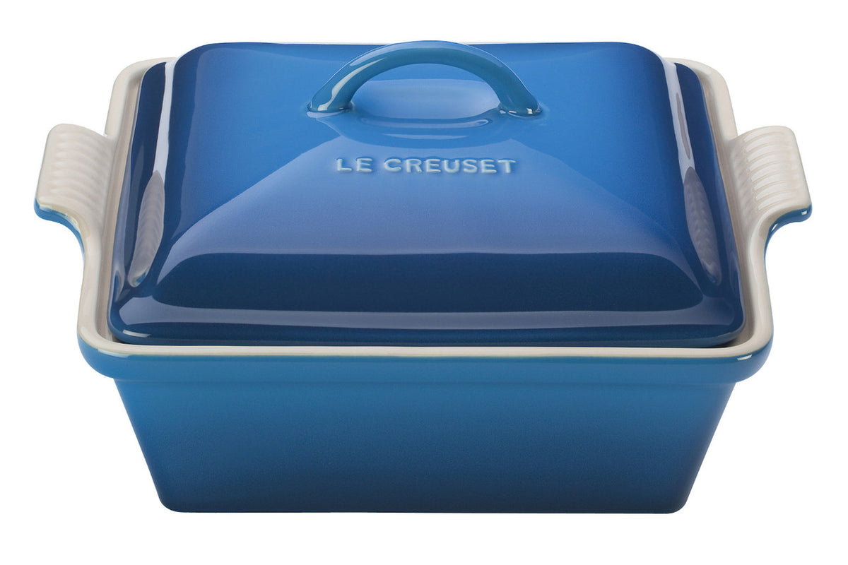 Le Creuset Stoneware Heritage 2.25 qt. Covered Square Casserole - Marseille