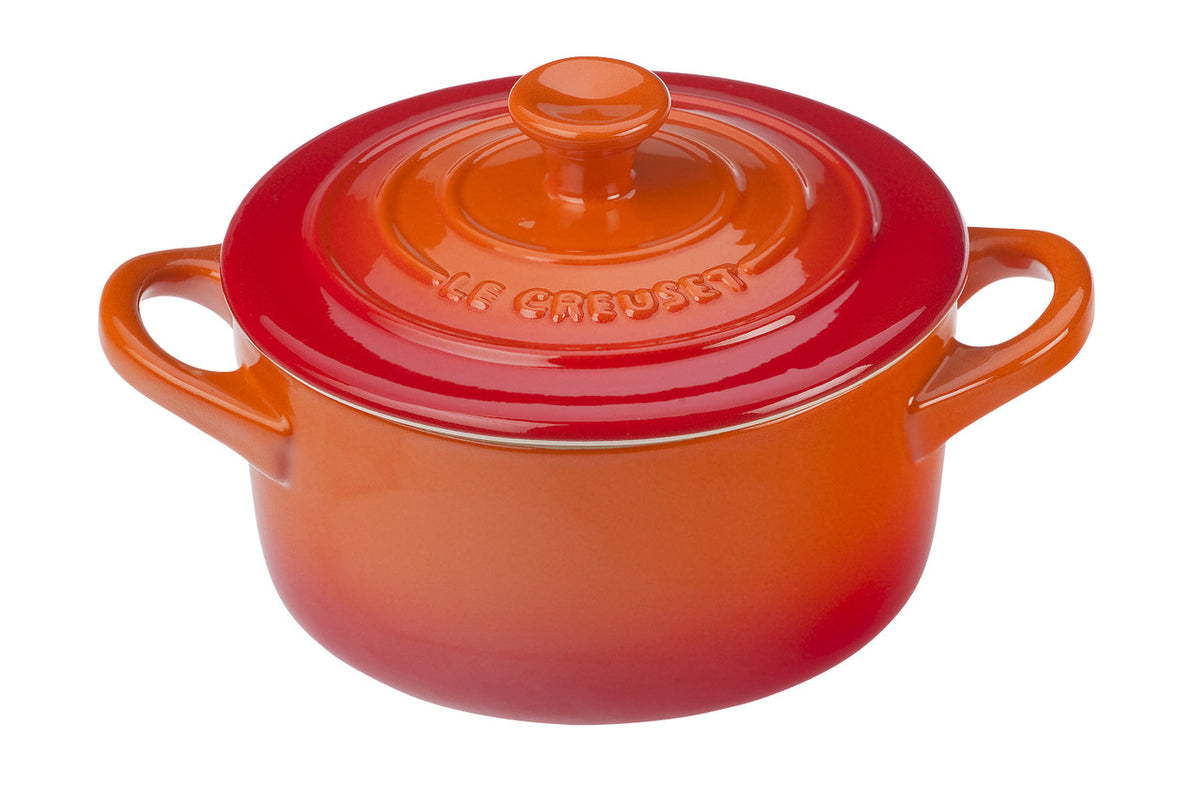 Le Creuset Stoneware Mini Round Cocotte - Flame