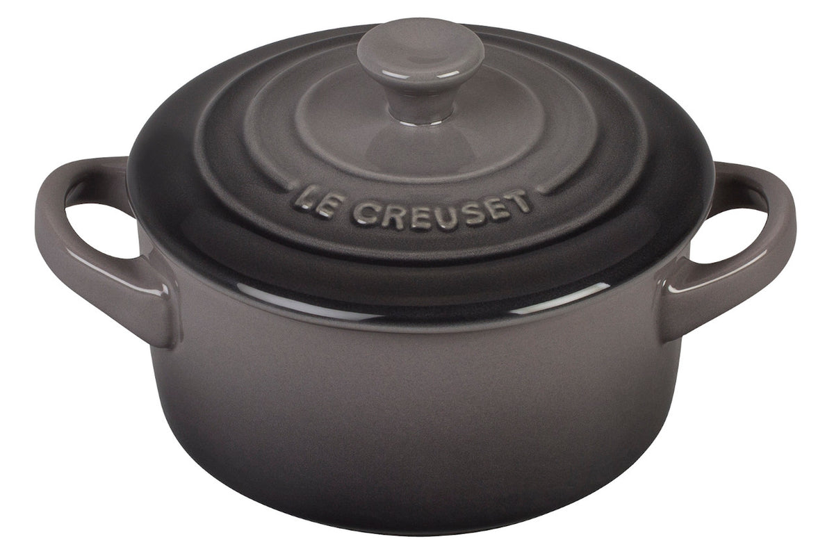 Le Creuset Stoneware Mini Round Cocotte - Oyster