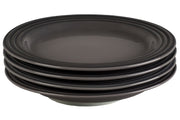 Le Creuset Stoneware Set of (4) 8.5 inch Salad Plates - Oyster