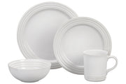 Le Creuset Stoneware 16 Piece Dinnerware Set - White