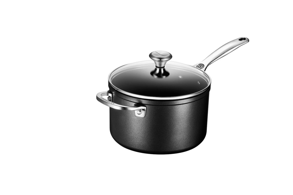 Le Creuset Toughened Nonstick Saucepans with Glass Lid