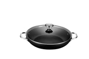 Le Creuset Toughened Nonstick PRO 4 qt. Shallow Casserole/Braiser with Glass Lid