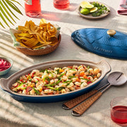 Le Creuset 1.75 qt. Fish Baker - Marseille with Stainless Steel Knob