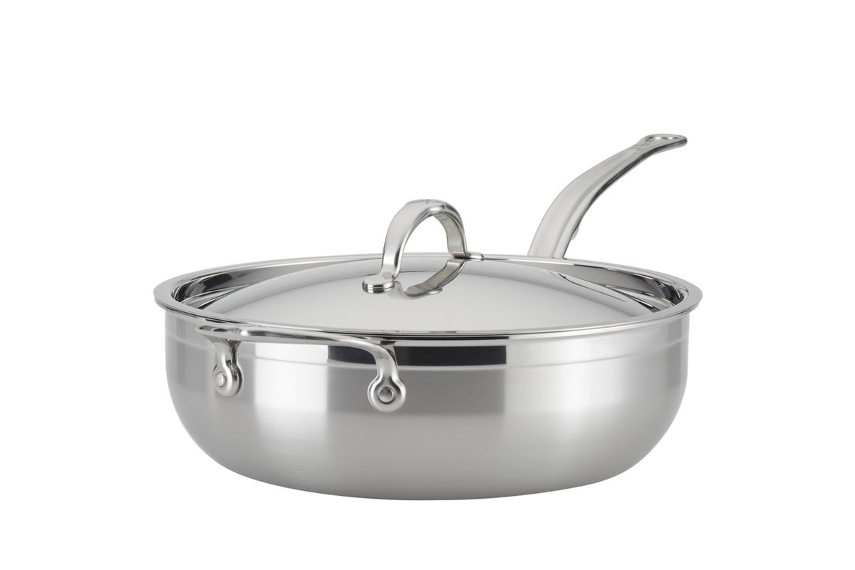 Hestan ProBond Forged Stainless Steel Essential Pans with Lid & Helper Handle