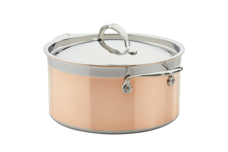 Hestan CopperBond Copper Induction 6 qt. Stockpot With Lid