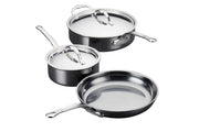 Hestan NanoBond Titanium Stainless Steel Essential 5 Piece Cookware Set