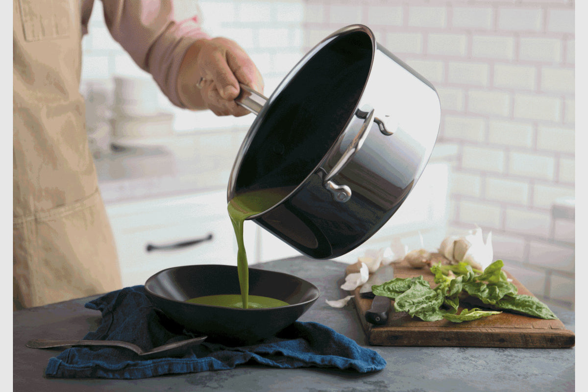 Hestan NanoBond Stainless Steel Saucepans with Lid