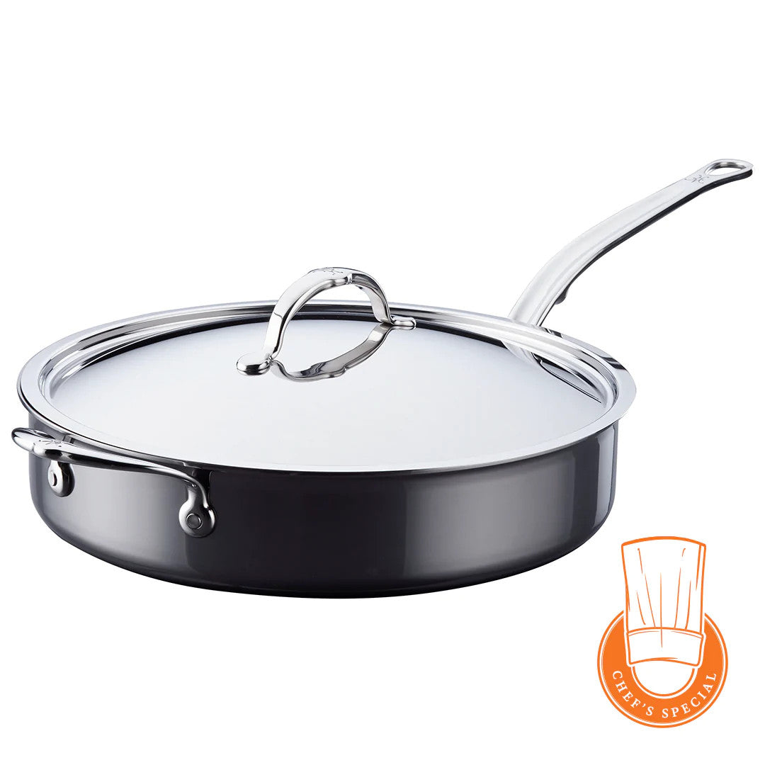 Hestan NanoBond Titanium Stainless Steel Saute Pans with Lid