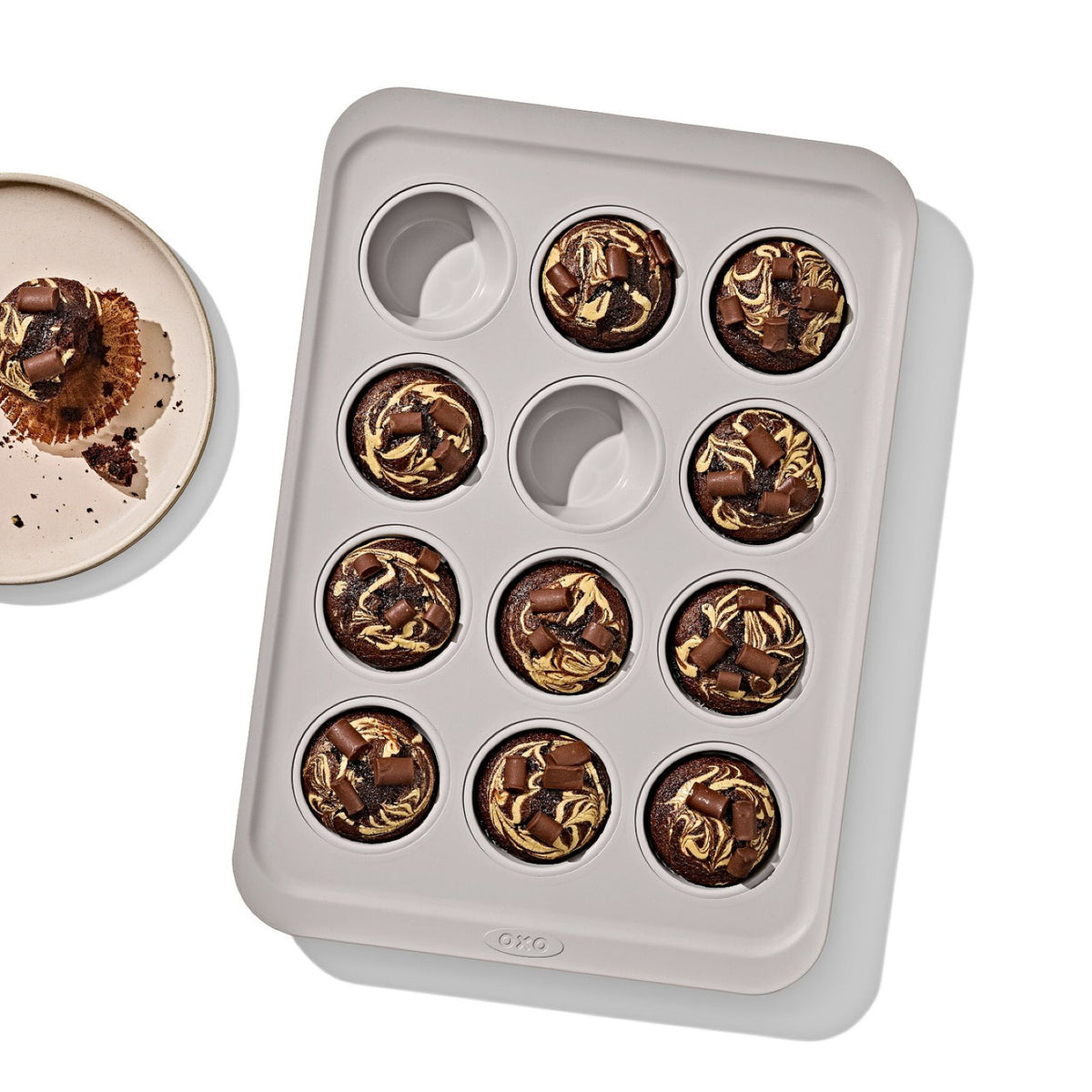 OXO Non-Stick Pro Ceramic Coated 12 Cup Muffin Pan