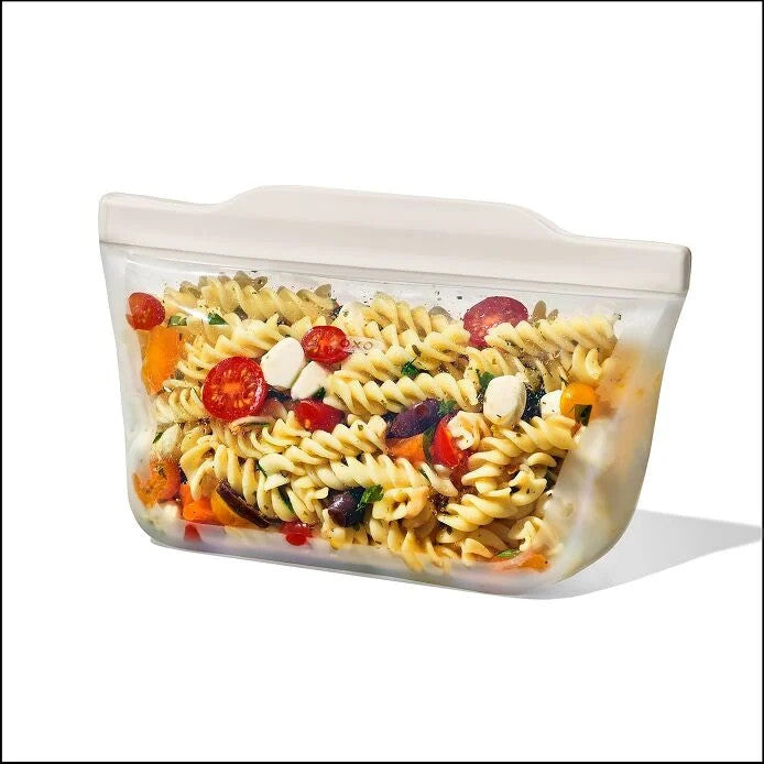 OXO Silicone Reusable Stand-up Bag Quart (32 oz.) - Oat