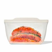 OXO Silicone Reusable Stand-up Half Gallon Bag (64 oz.) - Oat