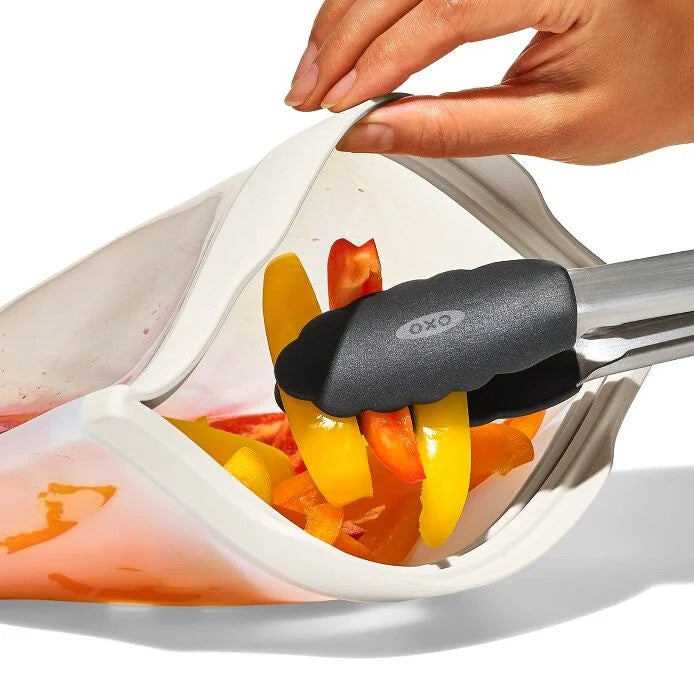 OXO Silicone Reusable Flat Bag Gallon (128 oz.) - Oat
