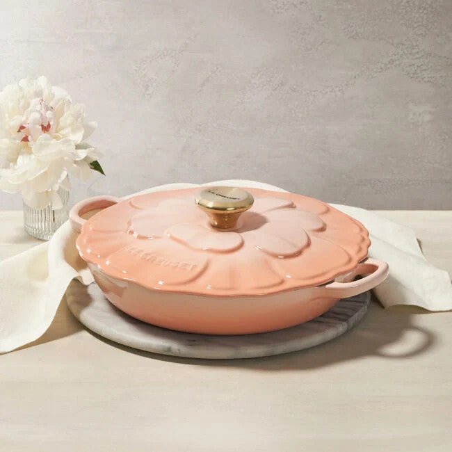 Le Creuset Signature Petal 2.25 Qt. Braiser - Peche