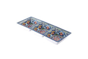 Prepara 3 Section Serving Tray Blue