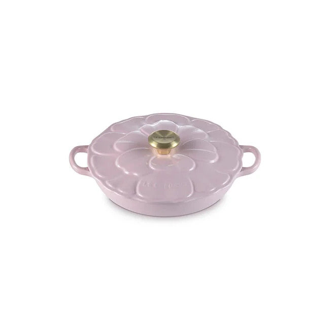 Le Creuset Signature Petal 2.25 Qt. Braiser - Chiffon Pink