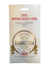 Banneton Linen Basket Liner 16” Oval - Set of 2
