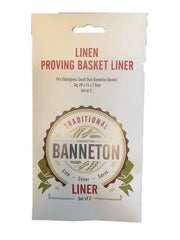 Banneton Linen Basket Liner 11” Oval - Set of 2