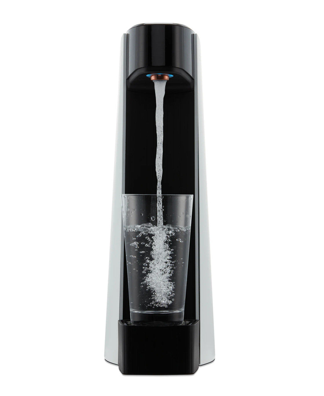 Carbon8 - One Touch Sparkling Water Maker and Dispenser - Silver