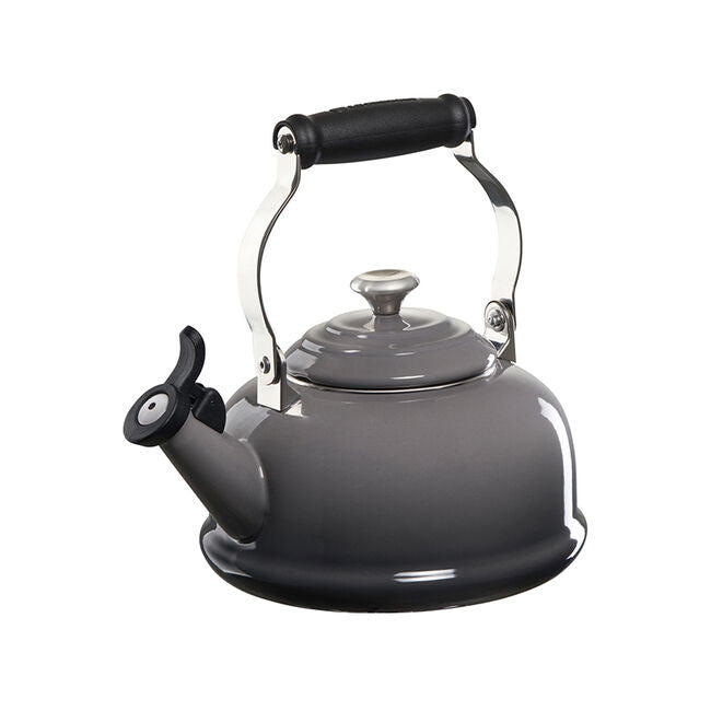 Le Creuset Enamel on Steel 1.7 qt. Whistling Tea Kettle - Oyster