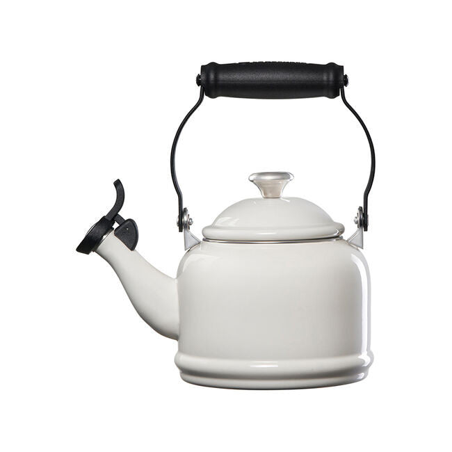 Le Creuset Enamel on Steel 1.25 qt. Demi Tea Kettle - White