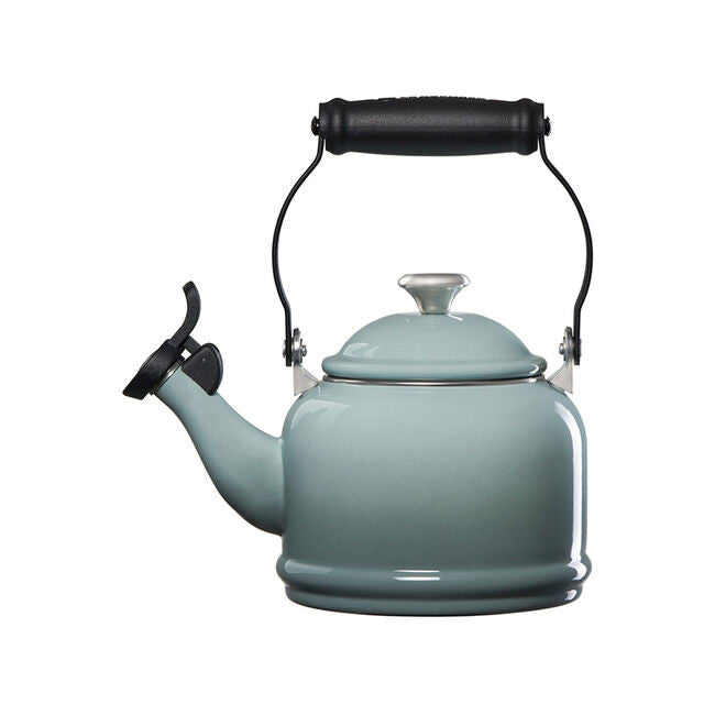 Le Creuset Enamel on Steel 1.25 qt. Demi Tea Kettle - Sea Salt