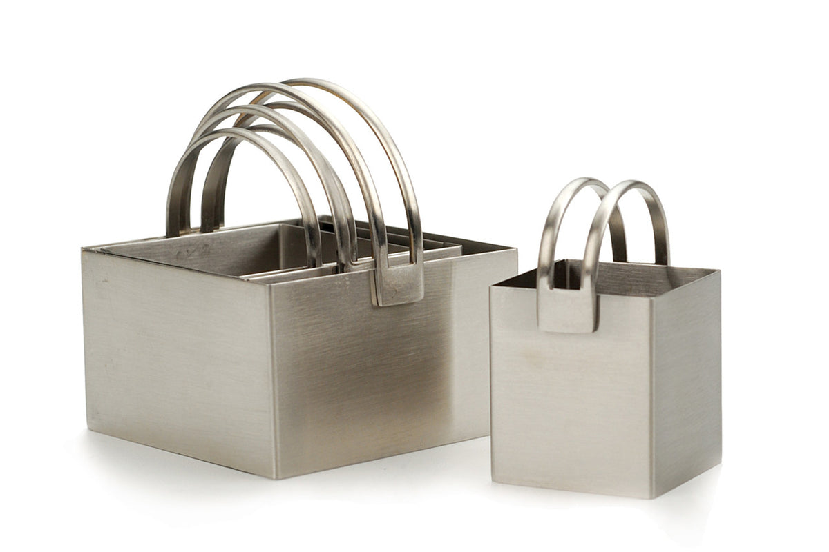 RSVP Endurance Square Biscuit Cutters - Set of 4