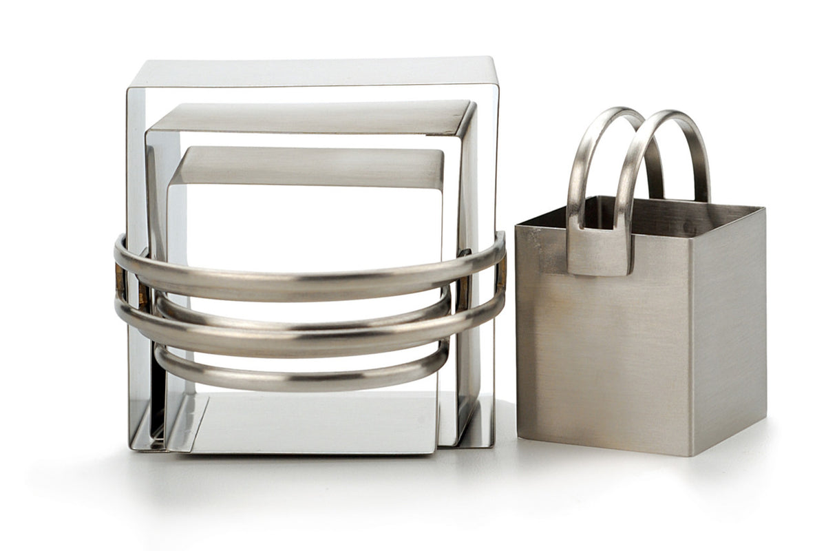 RSVP Endurance Square Biscuit Cutters - Set of 4