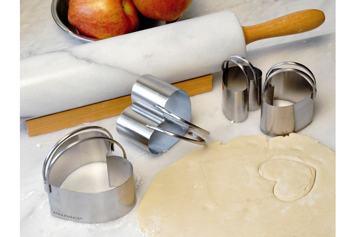 RSVP Endurance Heart Shape Biscuit Cutters - Set of 4