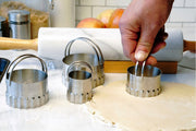 RSVP Endurance Round Rippled Biscuit Cutters - Set of 4