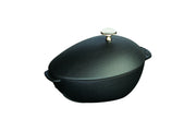 Staub Cast Iron 2 Quart Mussel Pot Matte Black