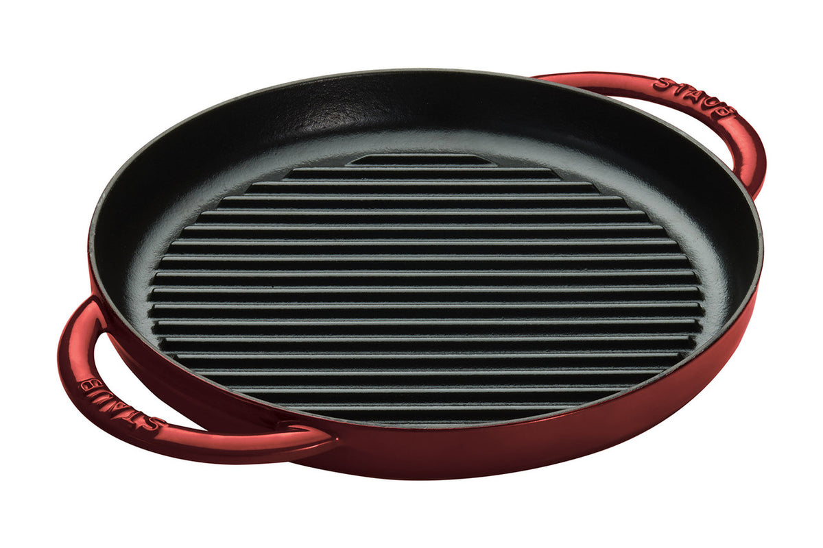 Staub Cast Iron 10 Inch Round Double Handle Pure Grills