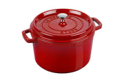 Staub Cast Iron 5 qt. Round Tall Cocotte - Cherry