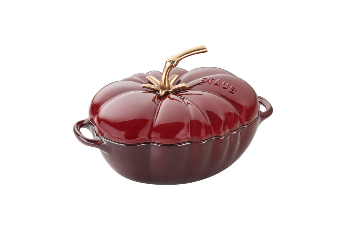 Staub Enameled Cast Iron 3 Quart Tomato Cocottes