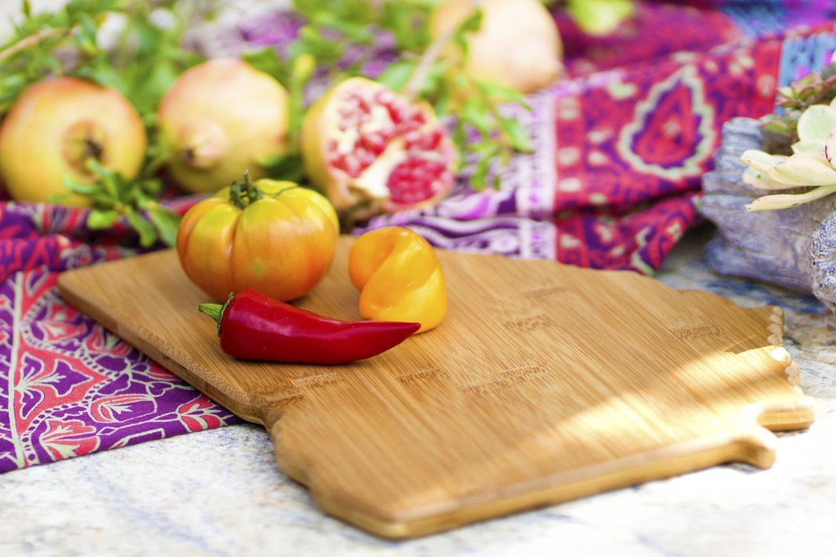 Totally Bamboo Georgia shaped Cutting Board