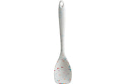 Trudeau 11 Inch Silicone Spoon Spatula White Confetti