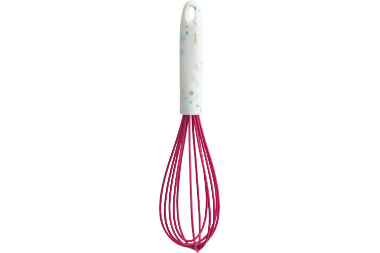 Trudeau 10 Inch Silicone Whisk - White Confetti