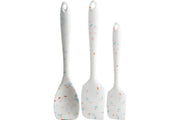 Trudeau 3-Piece Silicone Tool Set White Confetti