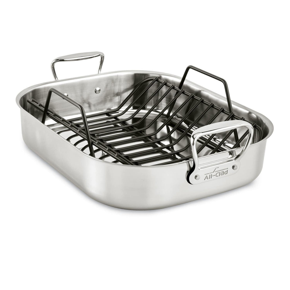 All-Clad Stainless Roasting Pans with Nonstick Rack