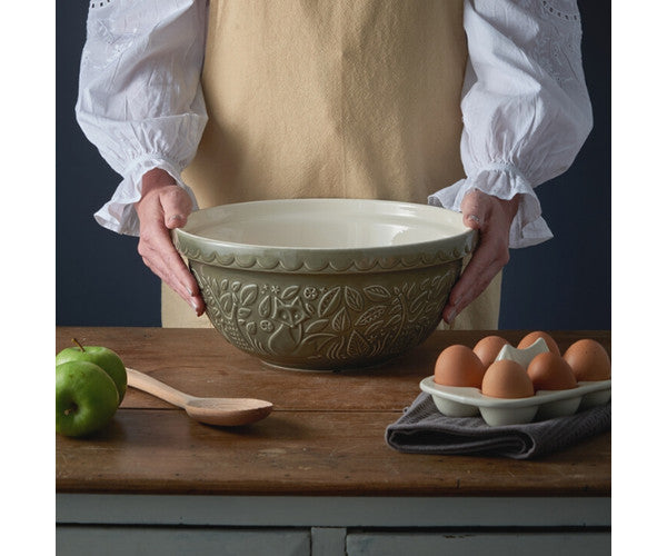 Mason Cash In the Forest 4.25 Quart Mixing Bowl - Gray Fox