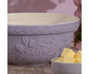 Mason Cash In the Meadow 2.15 Quart Mixing Bowl - Tulip Lilac